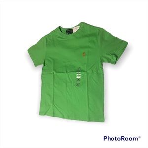 Polo Ralph Lauren Short Sleeve Tee Shirt, Kids Medium 10-12, Lime Green